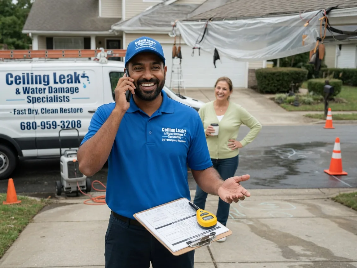 Ceiling Leak Cleanup Omro, WI FAQs